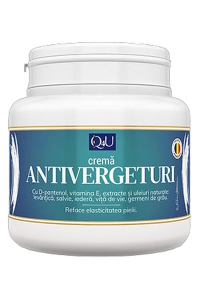 Tis Farmaceutic Crema Anti-Vergeturi "reface elasticitatea pielii" Q4U, 500ml