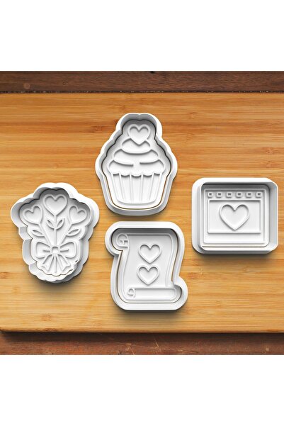 Hobist Valentine's Day 2027 Set Cookie and Candy Dough Mold