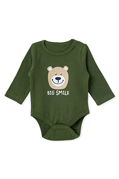 ebebek Hello Baby HelloBaby Erkek Bebek Body Çıtçıtlı Yaka Long Sleeve