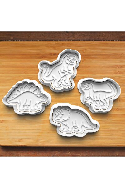 Hobist Wild Dinosaur Set Cookie and Candy Dough Mold