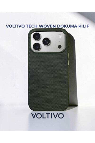 VOLTIVO Apple iPhone 17 Pro Max Uyumlu Tech Woven Dokuma Kumaş MagSafe Manyet...