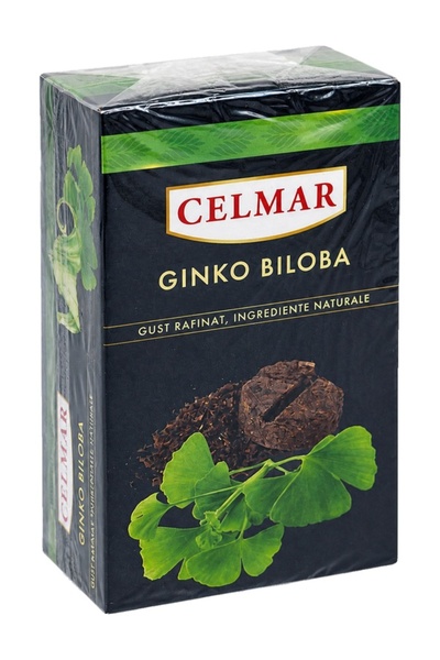 CELMAR Ceai ginkgo biloba 20 plicuri