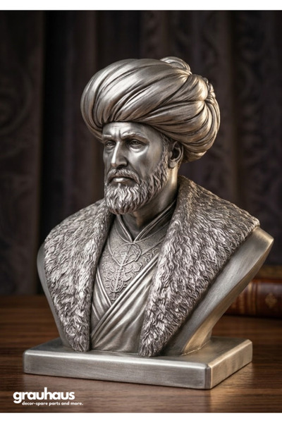 GRAUHAUS Yüksek Detaylı Osmanlı Serisi: Fatih Sultan Mehmet 18 CM (Doğa Dostu...