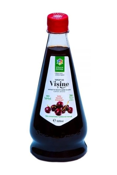 STEAUA DIVINA Sirop visine presat la rece 520ml