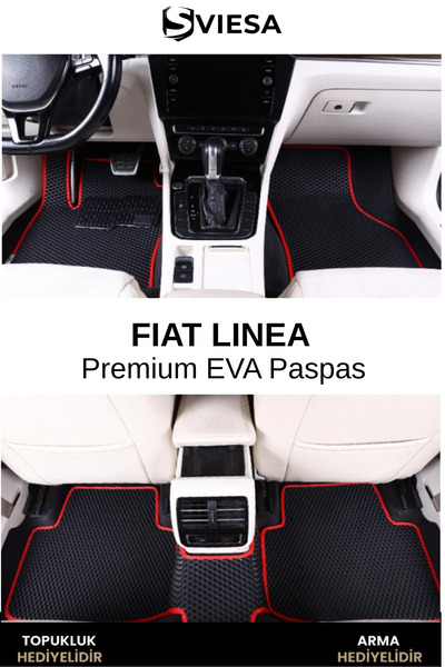Sviesa EVA Fiat Linea Araç Paspas Havuzlu Taban Su Geçirmez Kokusuz Özel Üret...