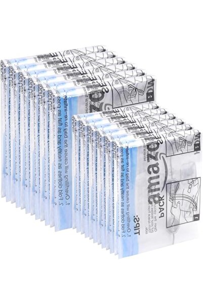 Amazon basics أكياس تخزين قابلة للطي للسفر لتخزين الملابس والمناشف، لا حاجة ل...