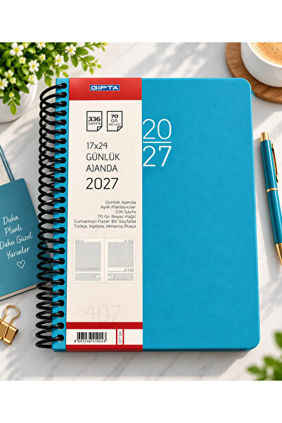 Gıpta 2027 17X24 Agenda Lined 336 Pages 407-Sek