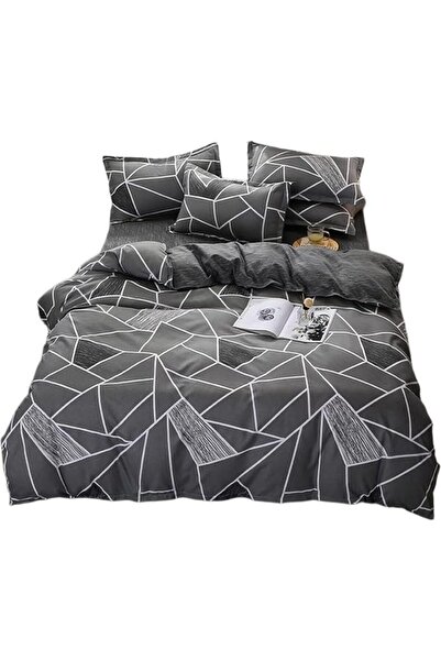HALAMODO 4-Piece Bedding Set, Sheet Set, Comforter Set, Luxurious Cotton and ...