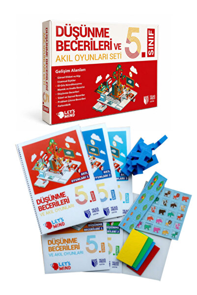 Teas Press Let's Mind 5.Sınıf Düşünme Becerileri ve Akıl Oyunları Seti