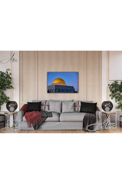 Aden TABLIE DIGITALĂ DECORATIVĂ PE PÂNZĂ COLORATĂ - MOSCHEEA AL-CAESA DIN ALQ...