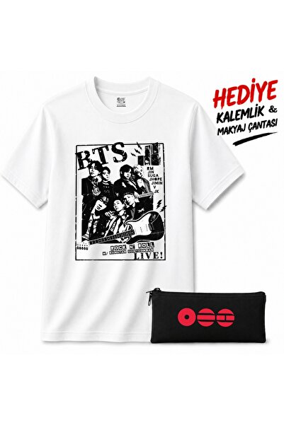 barsdepo Bts Printed T-Shirt, Premium Quality Unisex Kids/Adults (with Pen as...