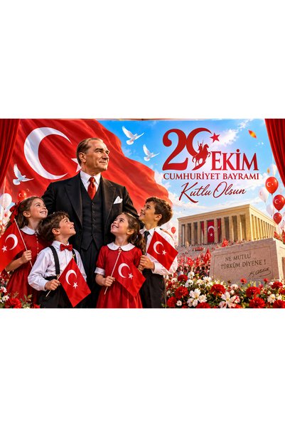 PROMISEBACKDROP2 150x200 cm, 29 Ekim Cumhuriyet Bayramı, Okul Etkinlik Kumaş Fon