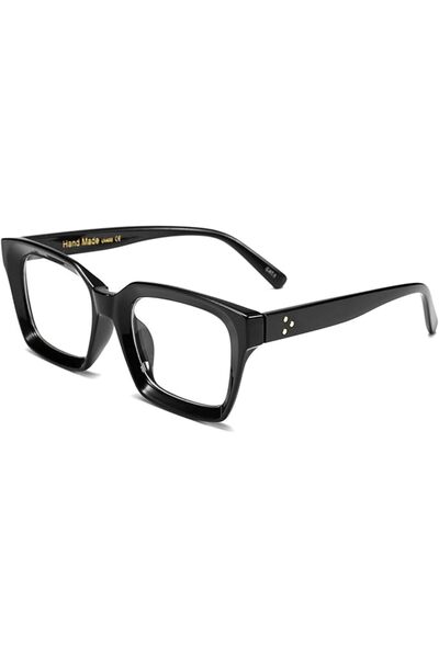 FEISEDY إطار نظارات مربع سميك للنساء والرجال نظارات شمسية كلاسيكية B2461