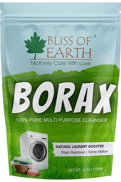 Bliss of Earth مسحوق البوراكس الأمريكي المعزز للمنظفات، مسحوق تنظيف وإزالة ال...