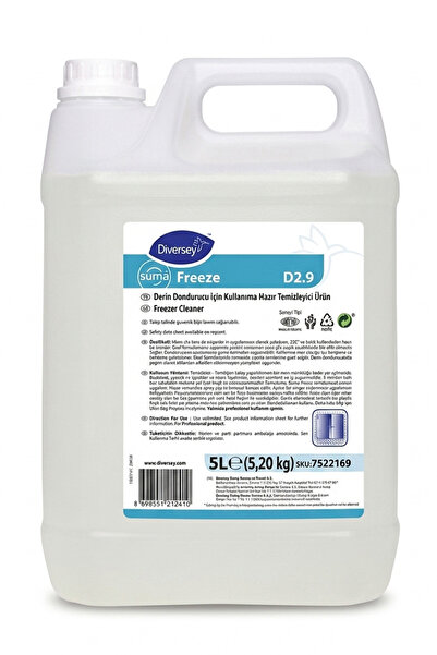 Suma Freeze D2.9 Derin Dondurucular için Temizlik Maddesi 5 L