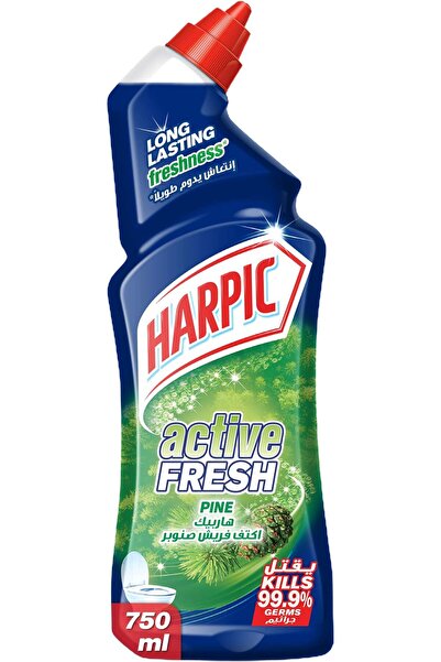 Harpic سائل منظف المرحاض برائحة الصنوبر المنعشة، 750 مل