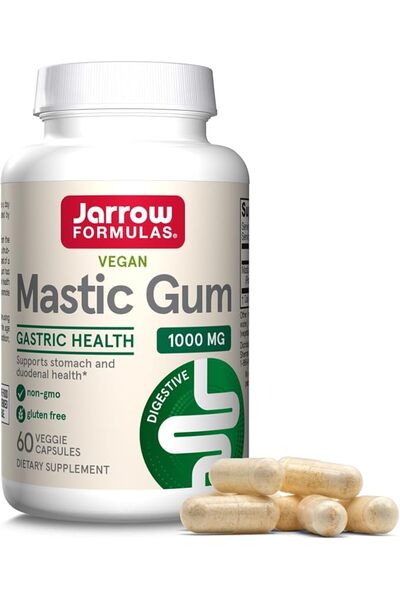 Jarrow Formulas صمغ المستكة 1000 ملغ - 60 كبسولة نباتية - تركيبة طبيعية تدعم ...