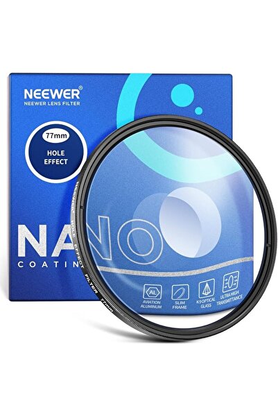 NEEWER فلتر عدسة كاميرا حلزوني 77 ملم، فلتر تأثيرات خاصة من زجاج بصري K9 للتص...