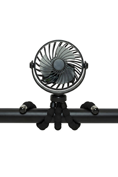 Moon Baby Stroller Fan – Portable Clip On Fan with Tripod Stand, 2500mAh Rech...