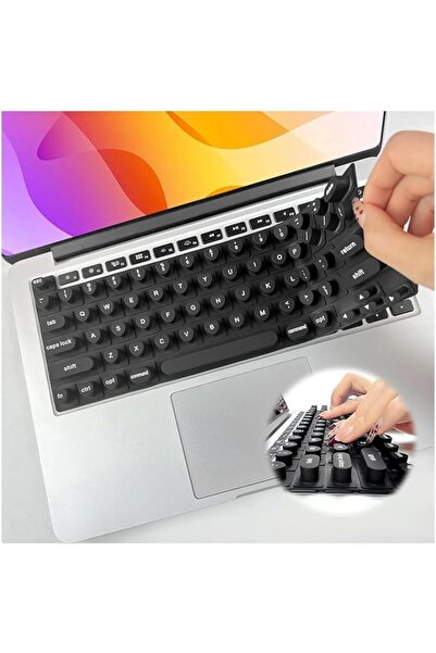 ALMEKAQUZ Silicone Keyboard Protector - Anti-Dust Raised Design for Long Nail...