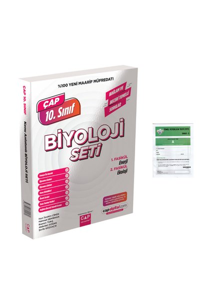 Çap Yayınları 2027 10. Sınıf Biyoloji Maarif Model Set +ıceberg deneme