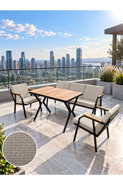 Dekoroom's Duru 3-1-1 / Masalı / Balkon - Bahçe Mobilyası