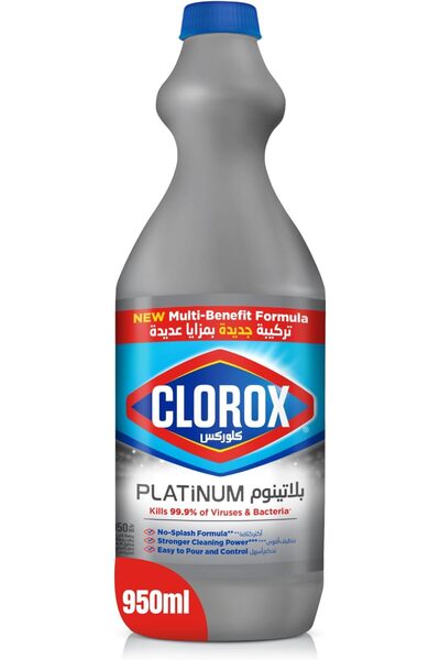 CLOROXY Clorox Platinum Bleach 950ml, Upgrade Your Clean With A New Multi-Ben...