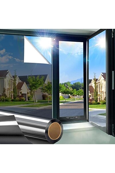 Generic One Way Window Privacy Film Sun Heat Blocking, Reflective Mirror Wind...