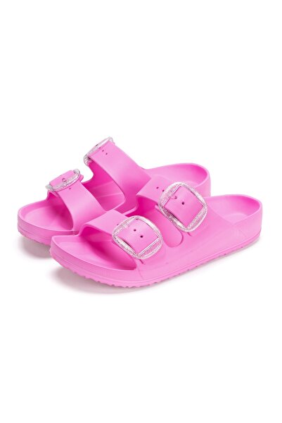 OZYO Delfina açık pembe çift toka terlik