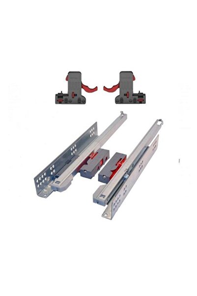 SAMET Smart Slide Bas Aç Gizli Çekmece Rayı 35 cm (Mekanik Bas-Aç)