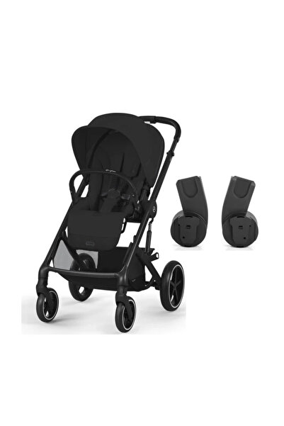 Cybex Balios S Lux Black | Moon Black + Ana Kucağı Adaptörü