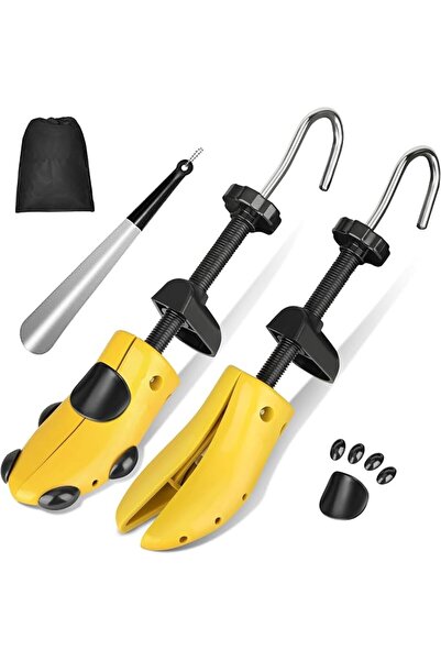 ZOMAKE Shoe Stretcher with Metal Shoehorn 30CM Set, Adjustable Shoe Trees for...