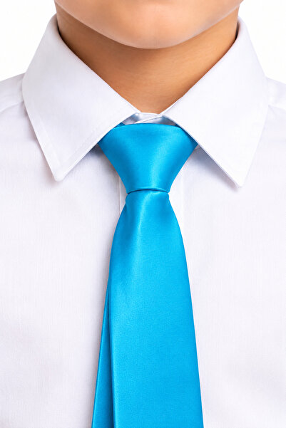 Algitsin O L A Çocuk Kravatı 1-12 Yaş Mikro kumaş