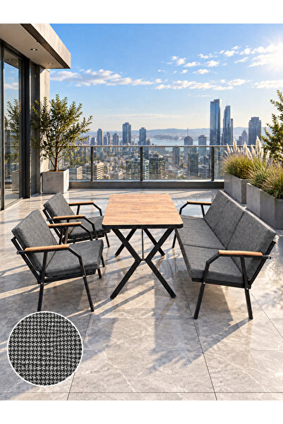 Dekoroom's Duru 3-1-1 / Bahçe - Balkon Mobilyası / Masalı