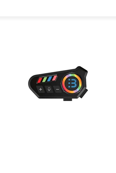 Blic B06A Bluetooth 6.0 Motosiklet Kask Kulaklığı Intercom RGB Işıklı IP65 Su...