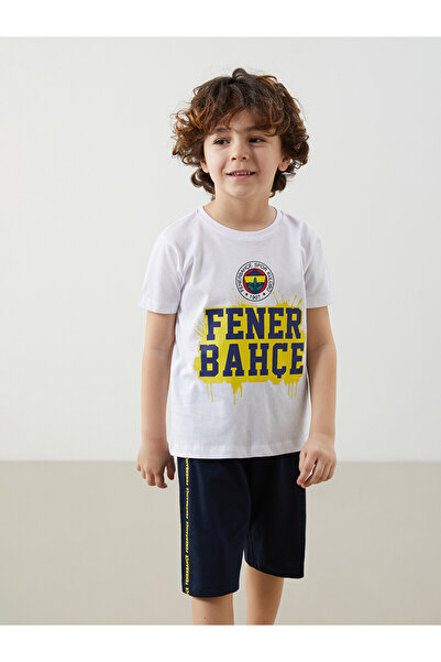 Lisansli Fenerbahçe Tişört ve Şort Seti