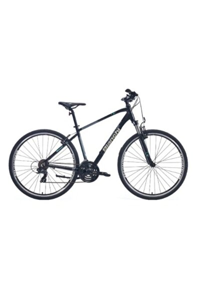 Bianchi T0018fs - 28 Jant 21 Vites 47cm (M) Kadro Hibrit Bisiklet - Siyah Bej