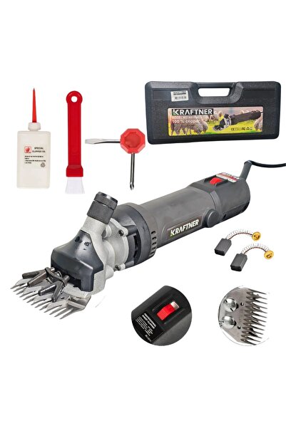 KRAFTNER Masina de tuns oi 1500w, 2800rpm, 77mm latime, 6 trepte, turatie var...
