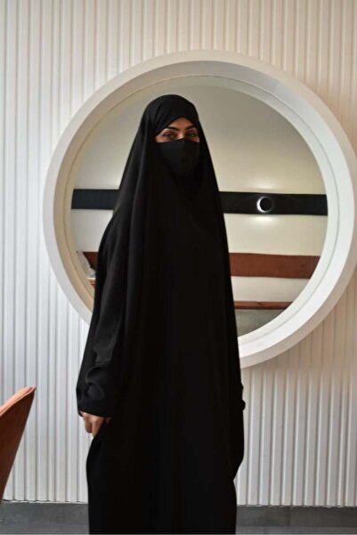 Alnoor abaya عباءة رأس سوداء واسعة بتغطية كاملة وتصميم محتشم وأنيق