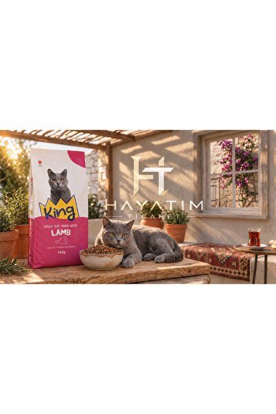King Kuzu Etli Yetişkin Kedi Maması 15 kg