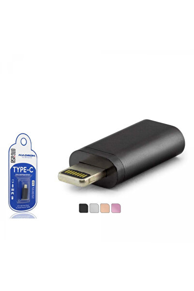 HADRON HDX5052 Type-C to Lightning Şarj Dönüştürücü Adaptör Çok Renkli