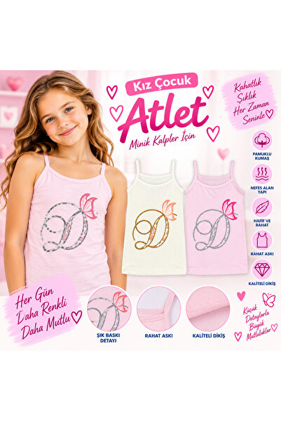 KAMİKAM Cotton Girl'S, Boy's Athlete 5S