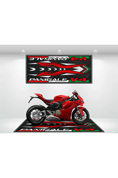 Özelleştirilebilir Motosiklet Matı - Garaj Halısı Motor Altı Pedi (100x200)