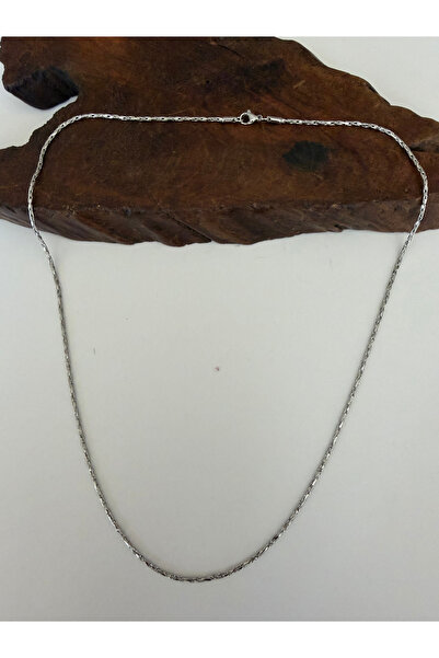 Rupen Kraft Top Segment Casual Tight Snake Steel Chain Necklace 55 cm Men's C...