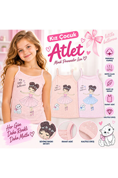KAMİKAM Cotton Girl'S, Boy's Athlete 5S