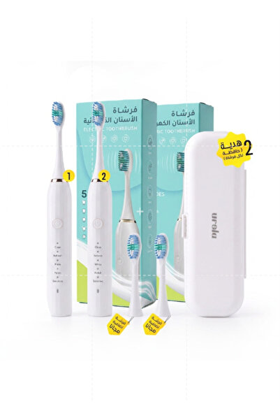 URSLA طقم فرشاة الأسنان الكهربائية الذكية التراسونيك من اورسلا(URSLA) - عرض ق...