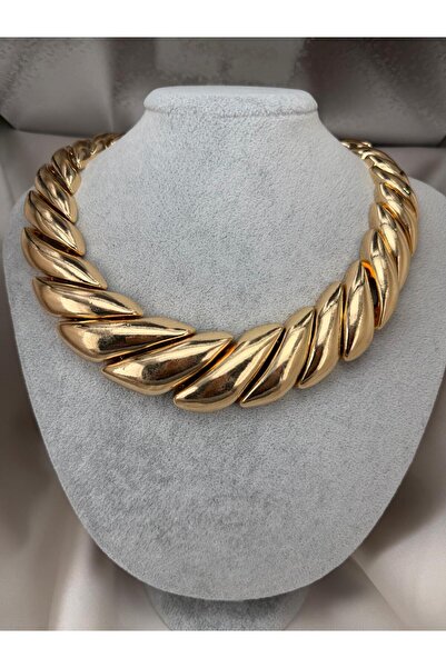 ZS Aksesuar Burgu Chain Necklace – Stylish and Glamorous Women's Necklace wit...