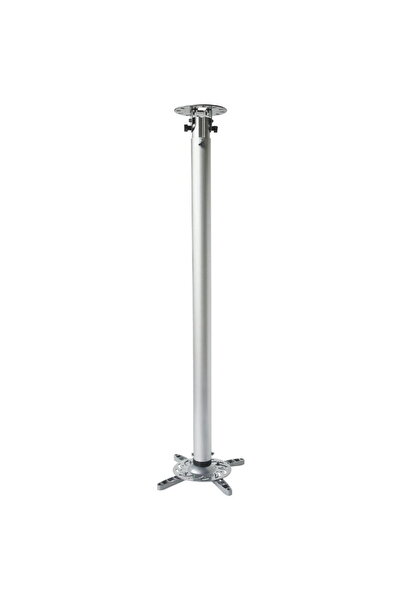Techly Suport pentru proiector, de tavan, 110-190cm, 15kg, argintiu