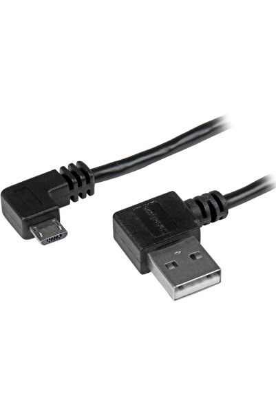 startech .com Cablu Micro-USB de 1m 3 ft cu conectori în unghi drept - M/M - ...