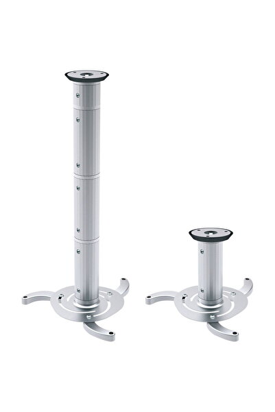 Maclean Suport pentru tavan proiector 80-980mm 10kg MC-517 S argintiu
